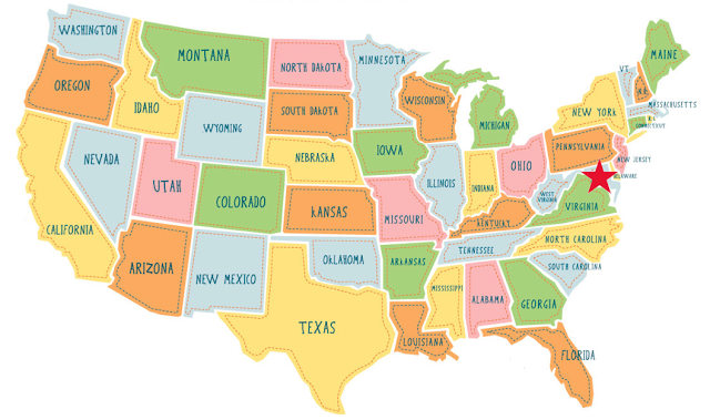 carte-etats-americains